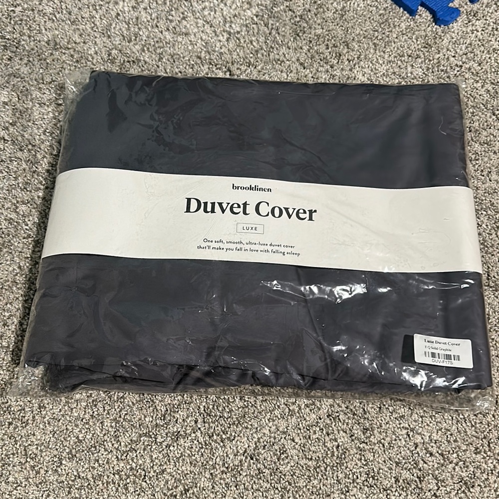 Brooklinen duvet cover